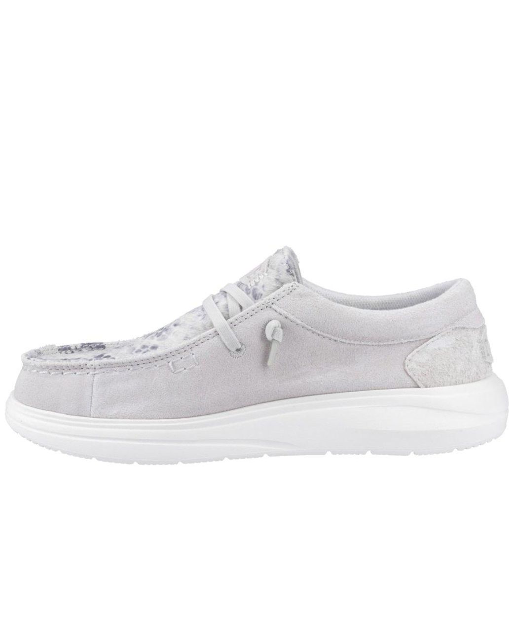 HeyDude White Wendy Comf Shoes