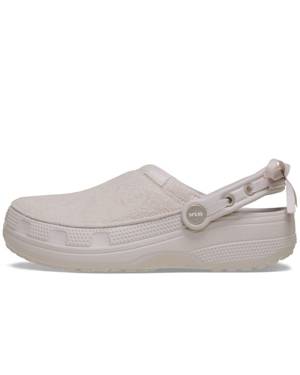 CROCSTM White Crafted Lace Clogs
