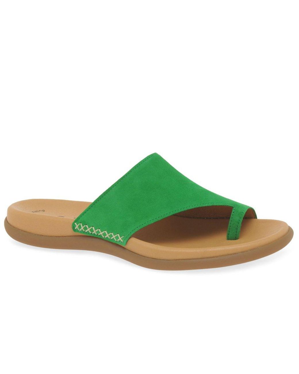 Gabor Lanzarote Toe Post Sandals in Green | Lyst Australia