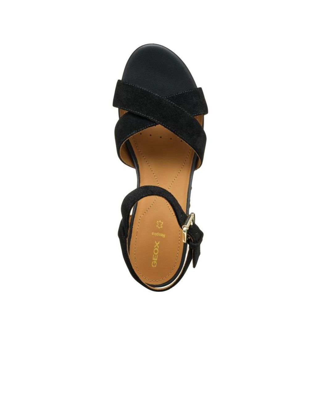 Geox Metallic D Ischia Corda Wedge Sandals