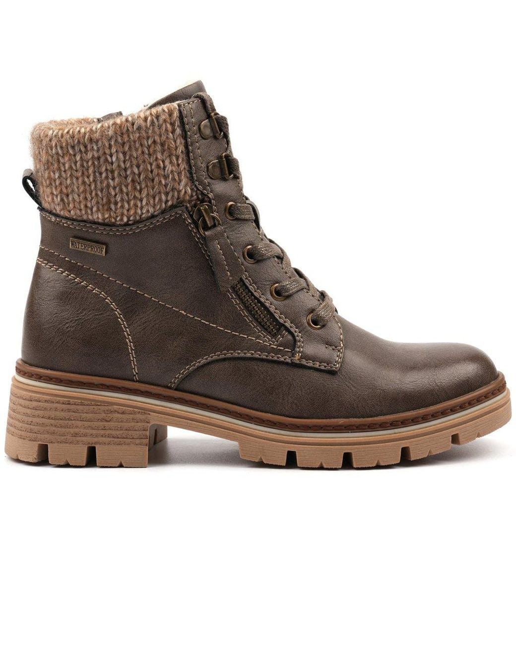 Lunar Brown Chantelle Ankle Boots