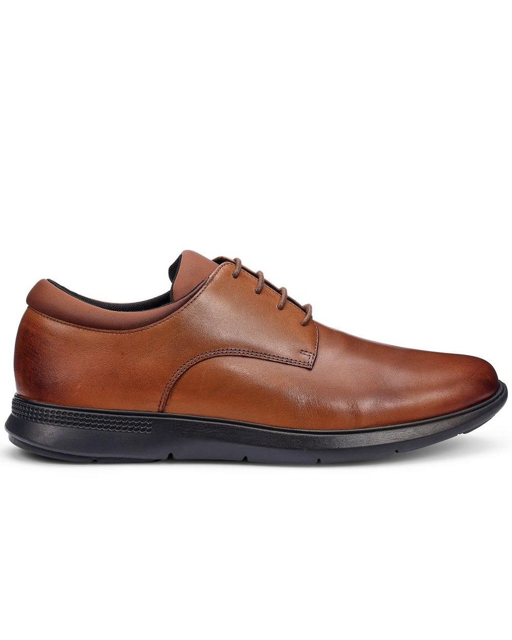 Hotter Brown Hugo Wide Fit Shoes for men