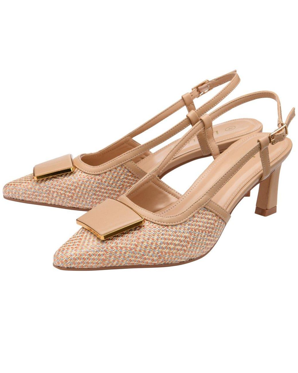 Lotus Metallic Solange Court Shoes