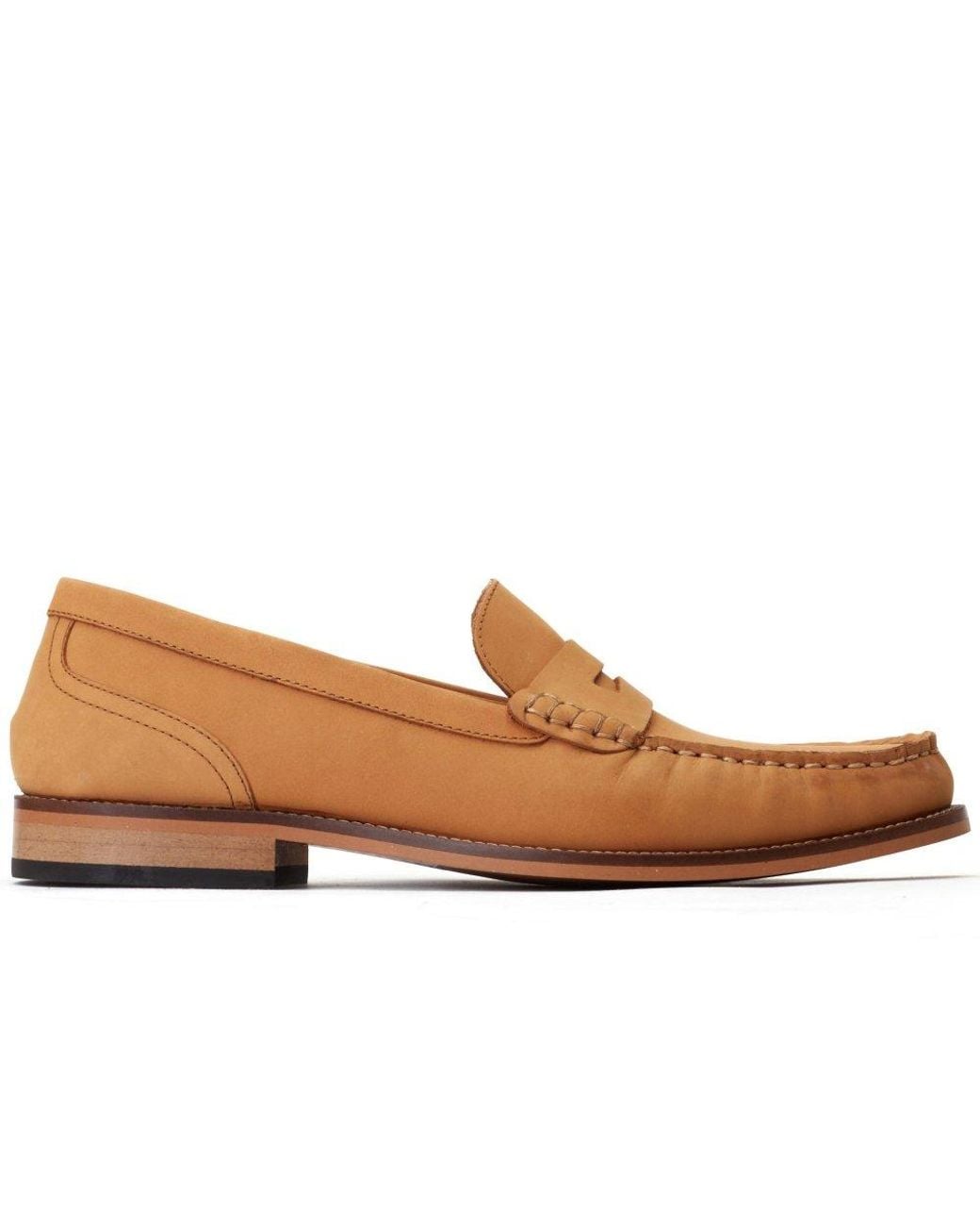 Base London Brown Garfield Penny Loafer for men