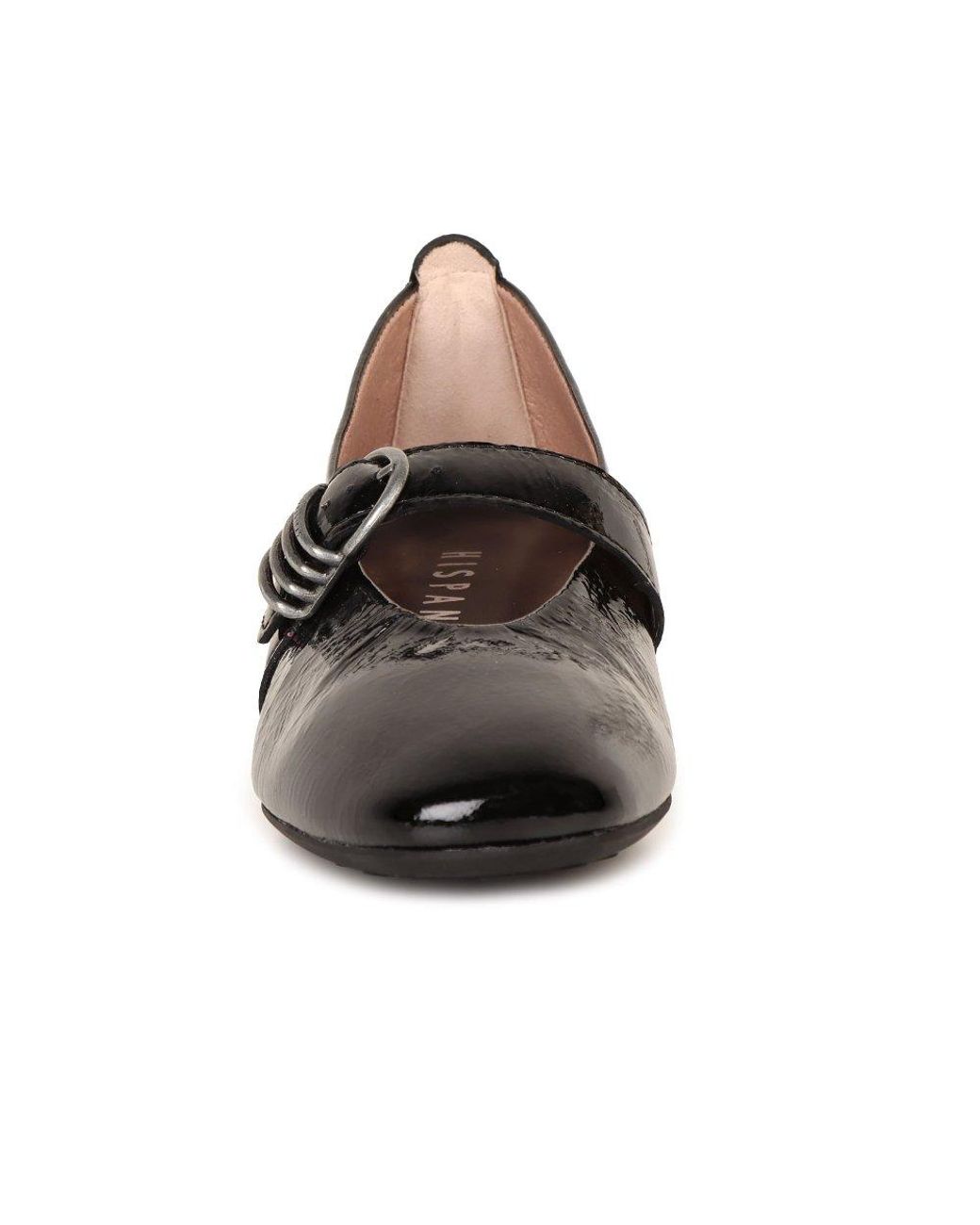 Hispanitas Black Oslo Mary Jane Court Shoes