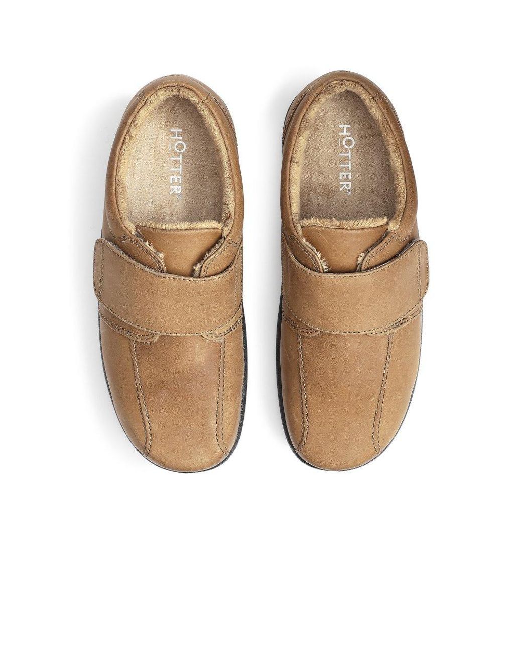 Hotter Brown Unwind Slippers for men