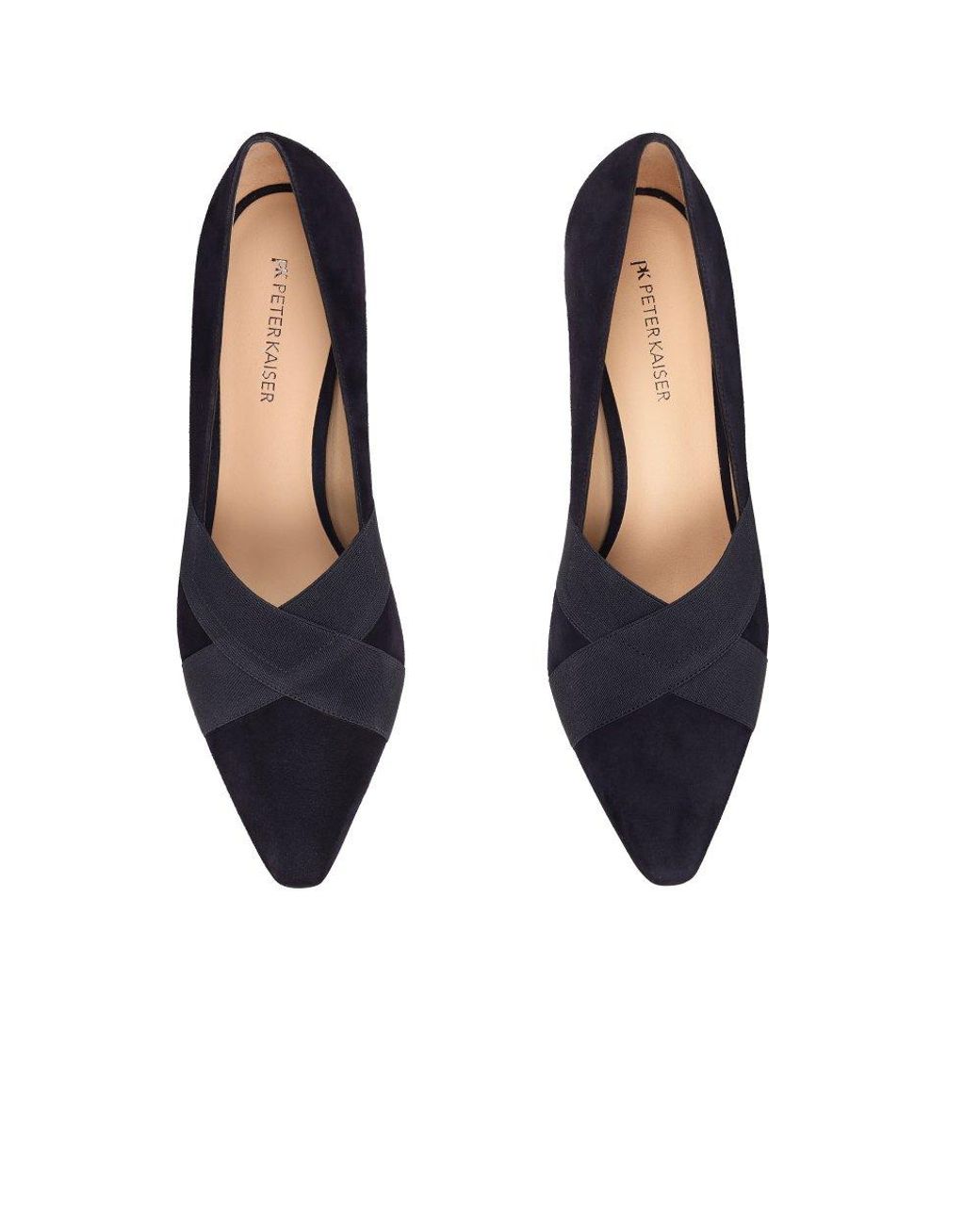 Peter Kaiser Blue Pisa Court Shoes