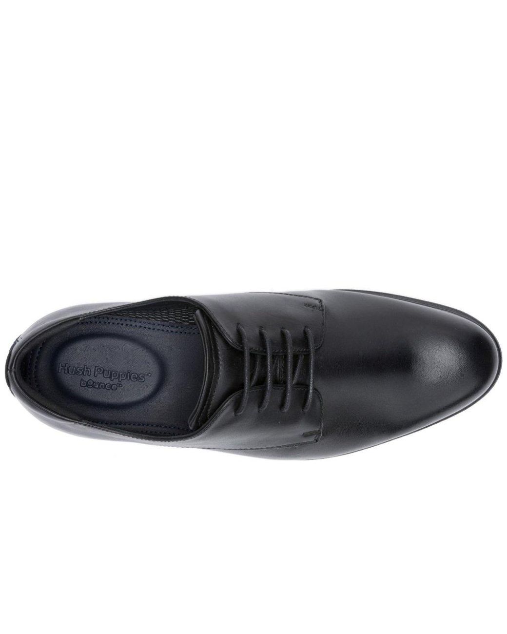Hush Puppies Black Lewis Oxford Shoes for men