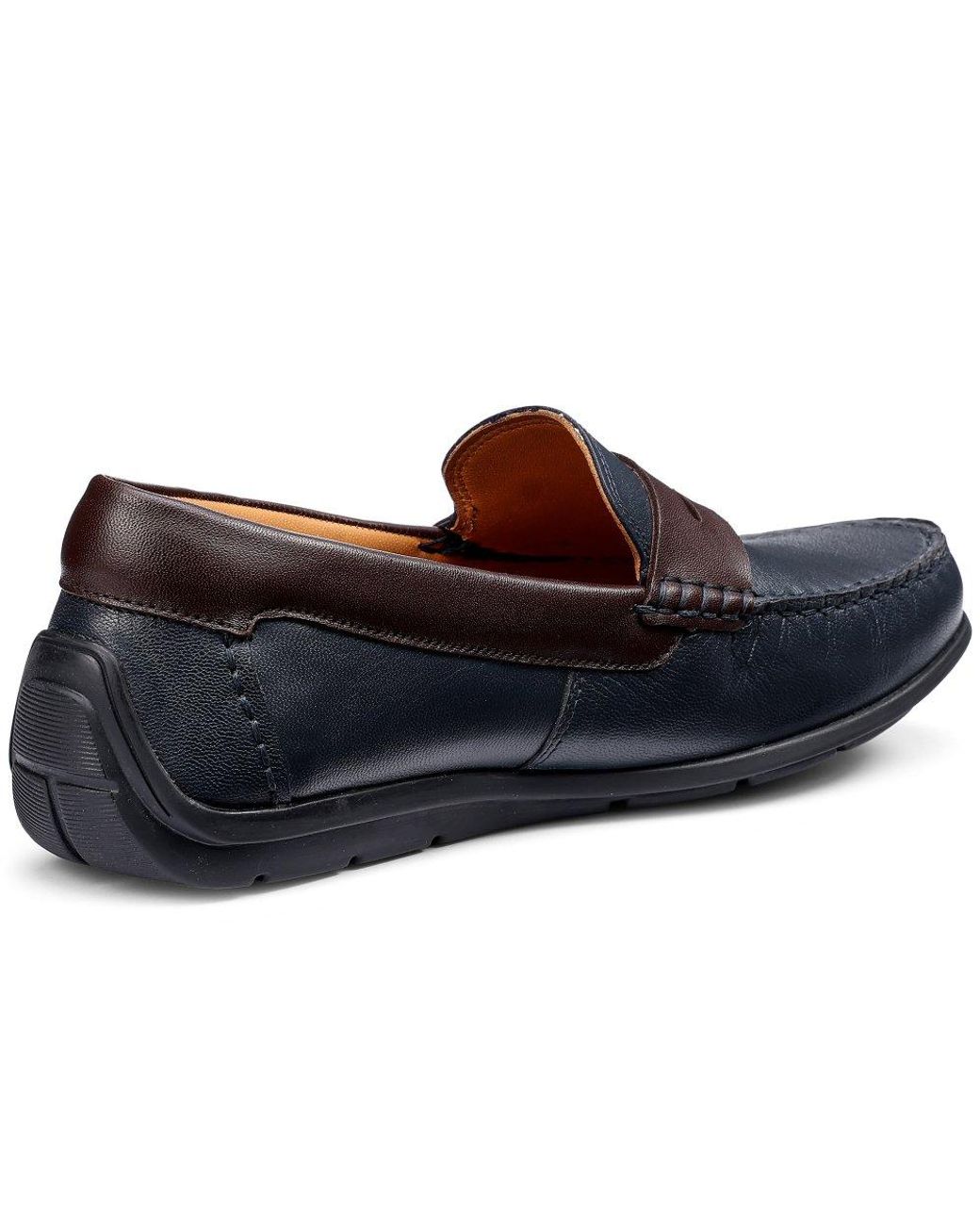 Hotter Blue Ewan Loafers for men