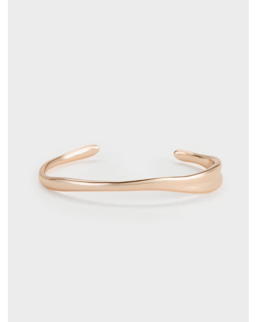 Charles & Keith Natural Donora Sculptural Cuff Bangle