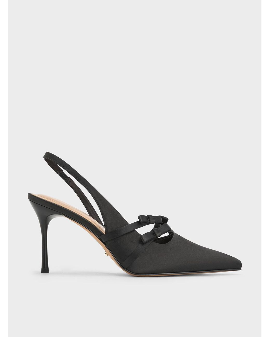 Charles & Keith Multicolor Jessy Bow Slingback Pumps