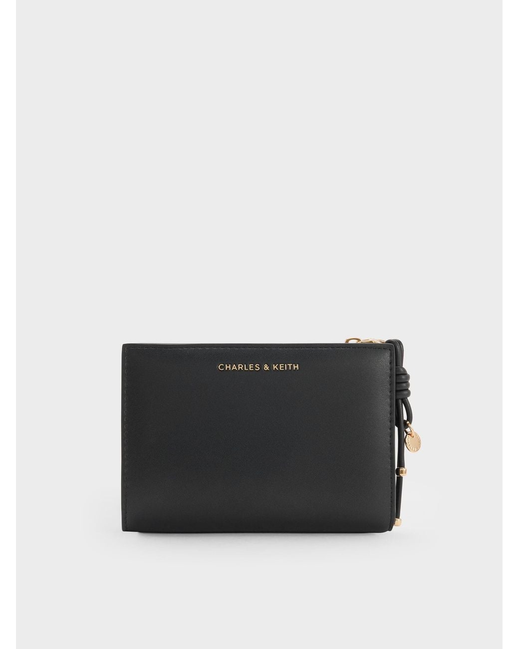 Charles & Keith Black Everleigh Wallet