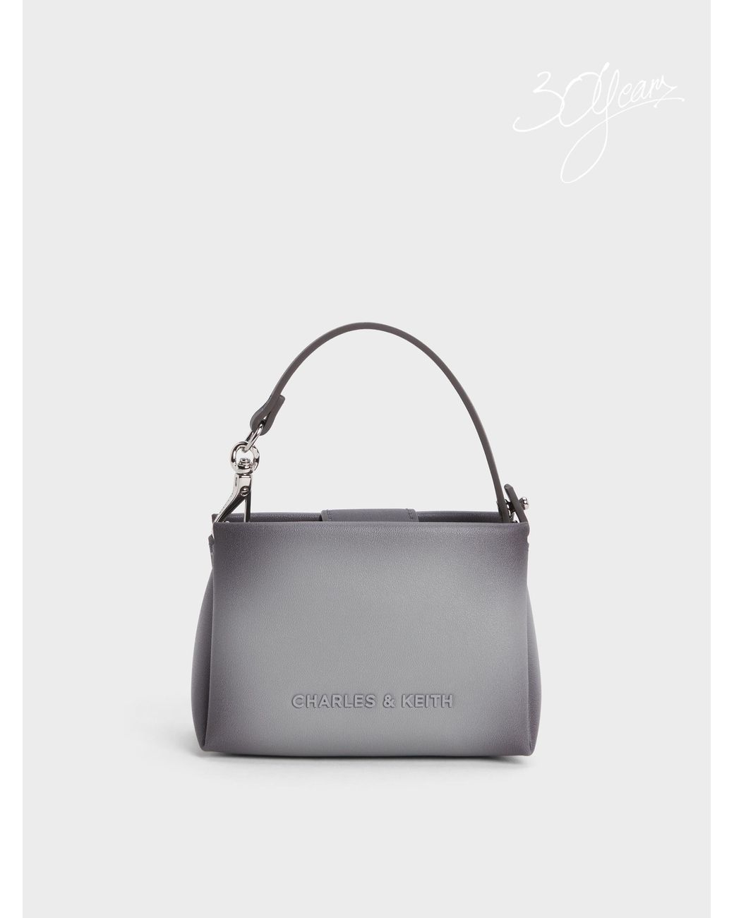 Charles & Keith Gray Bosie Ombre Micro Bag