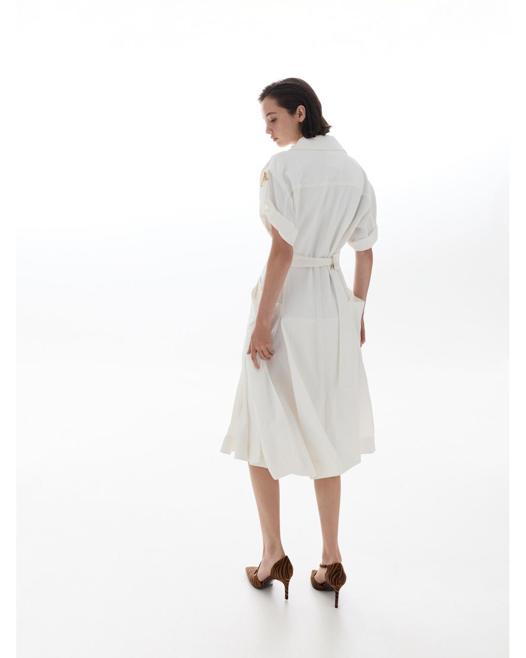 Charles & Keith Multicolor Zebra-Print Asymmetric D'Orsay Pumps