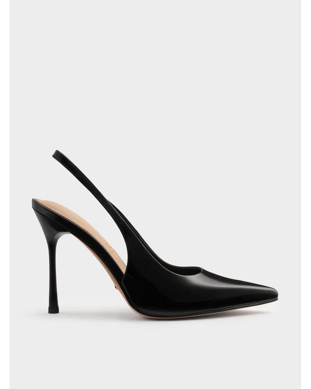 Charles & Keith Multicolor Leather Slingback Stiletto Pumps