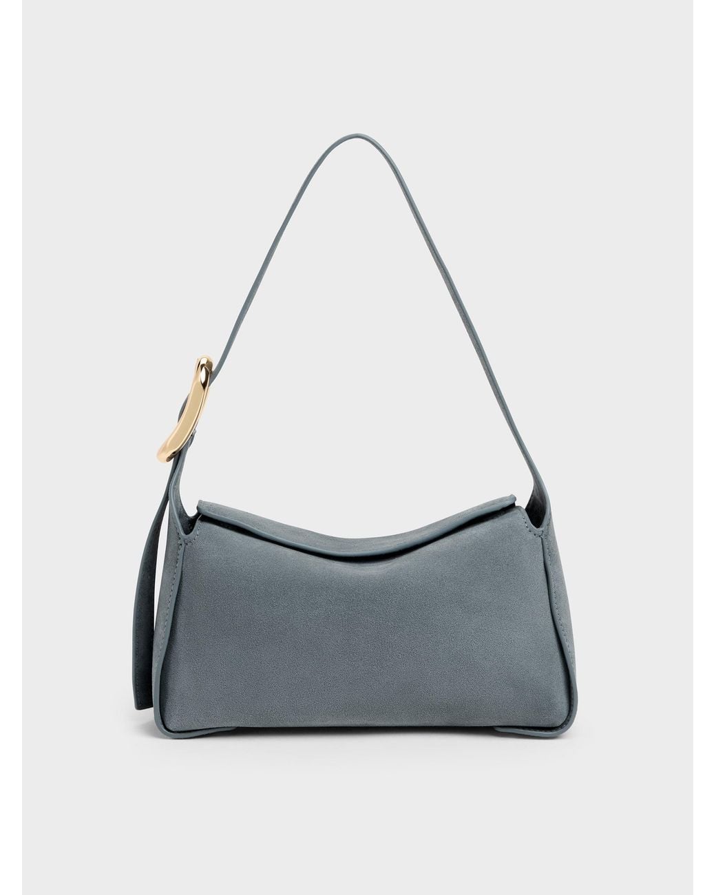 Charles & Keith Gray Aislin Shoulder Bag