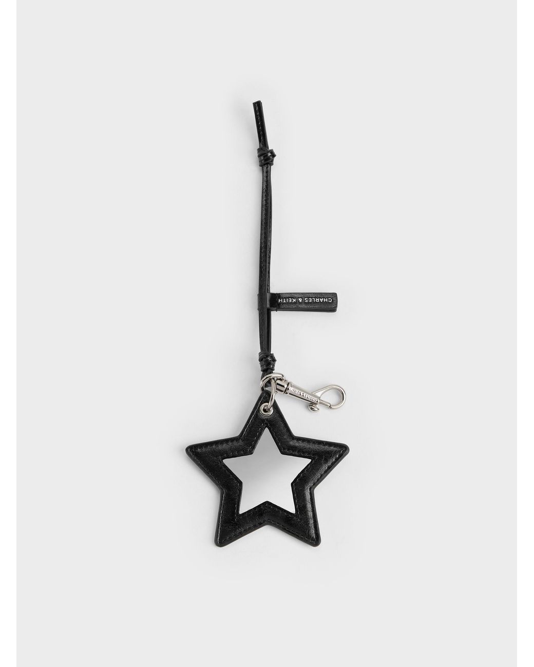 Charles & Keith White Noane Star Mirror Charm