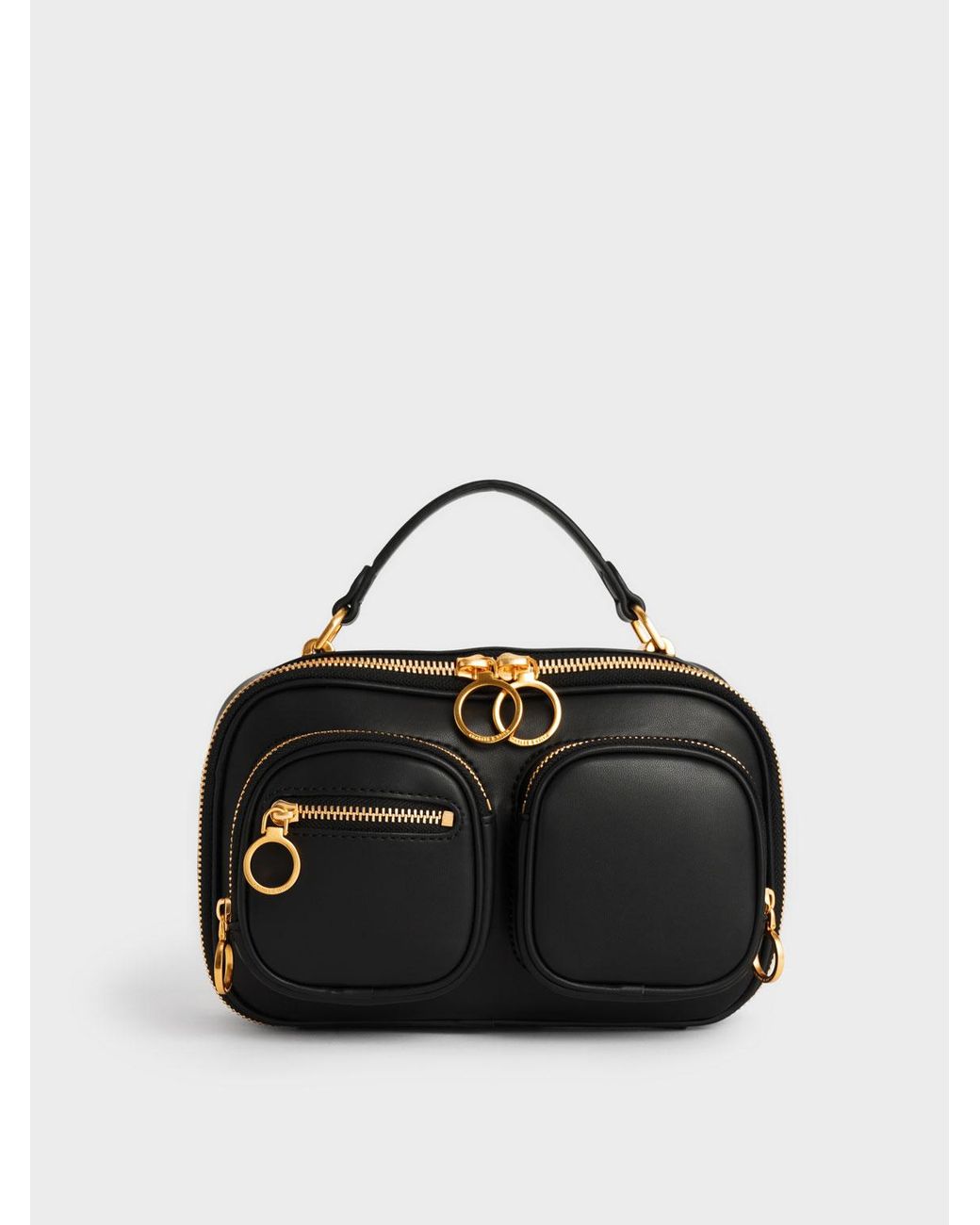 Charles & Keith Multipouch Crossbody Bag in Black Lyst