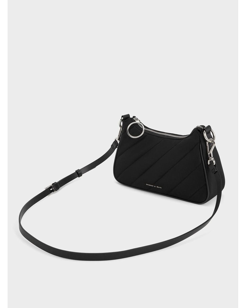 Nylon strap crossbody bag charles and keith sale