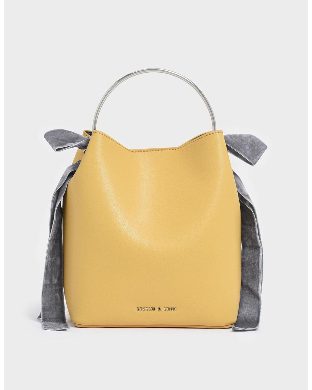 charles and keith bow detail handbag