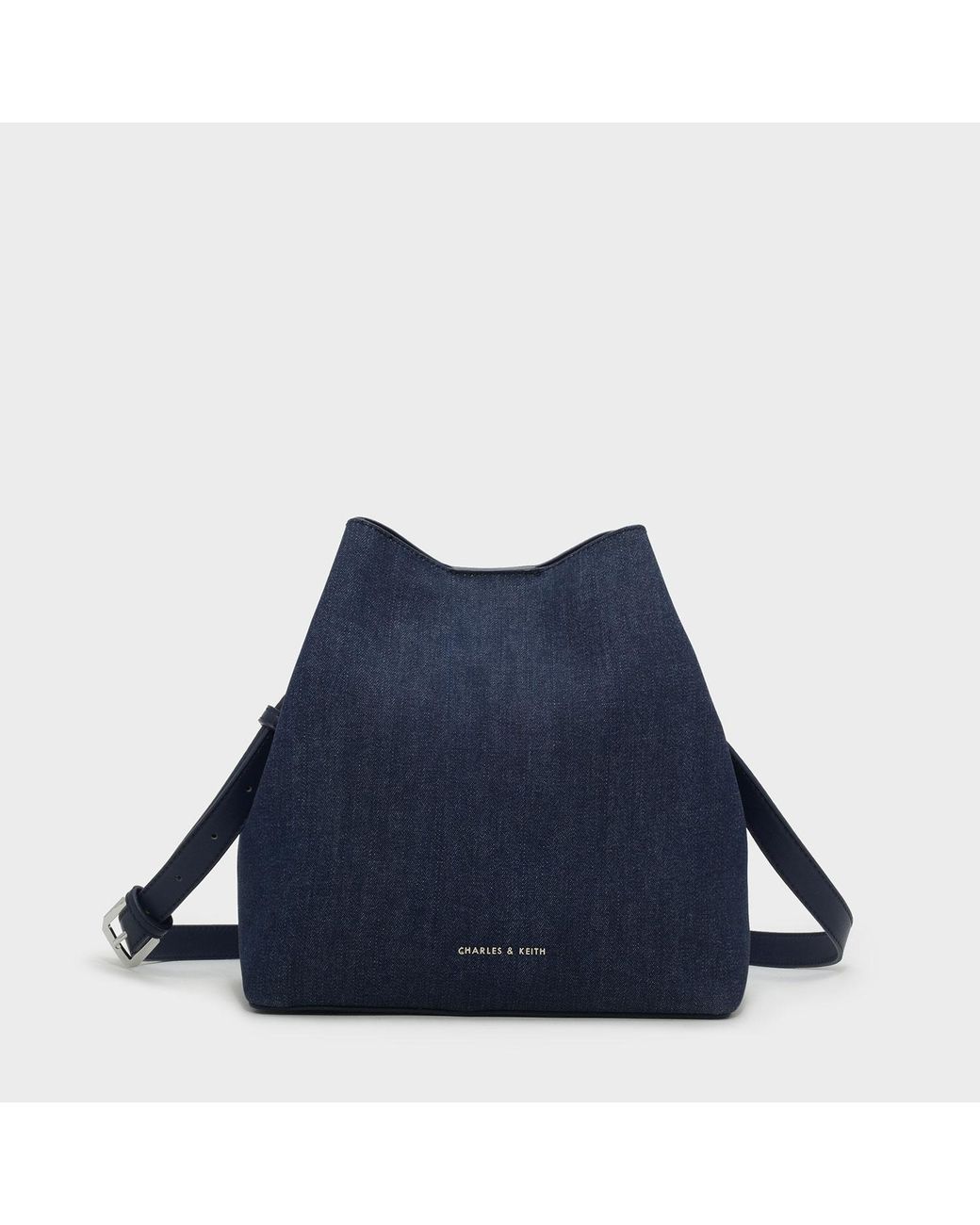 charles and keith navy blue bag