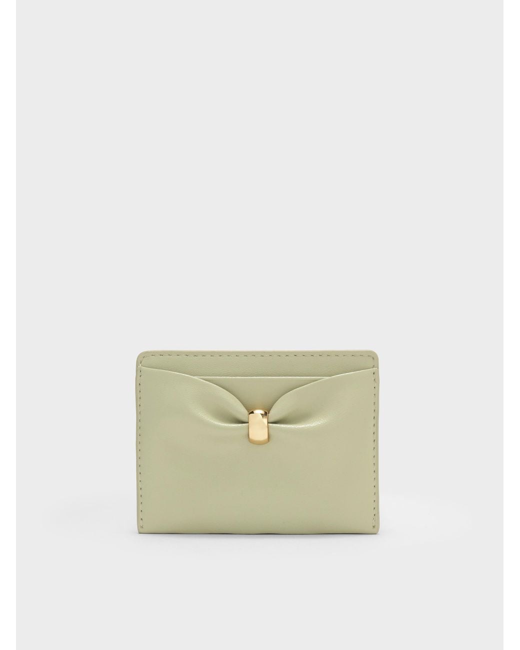 Charles & Keith Multicolor Halsey Ruched Card Holder