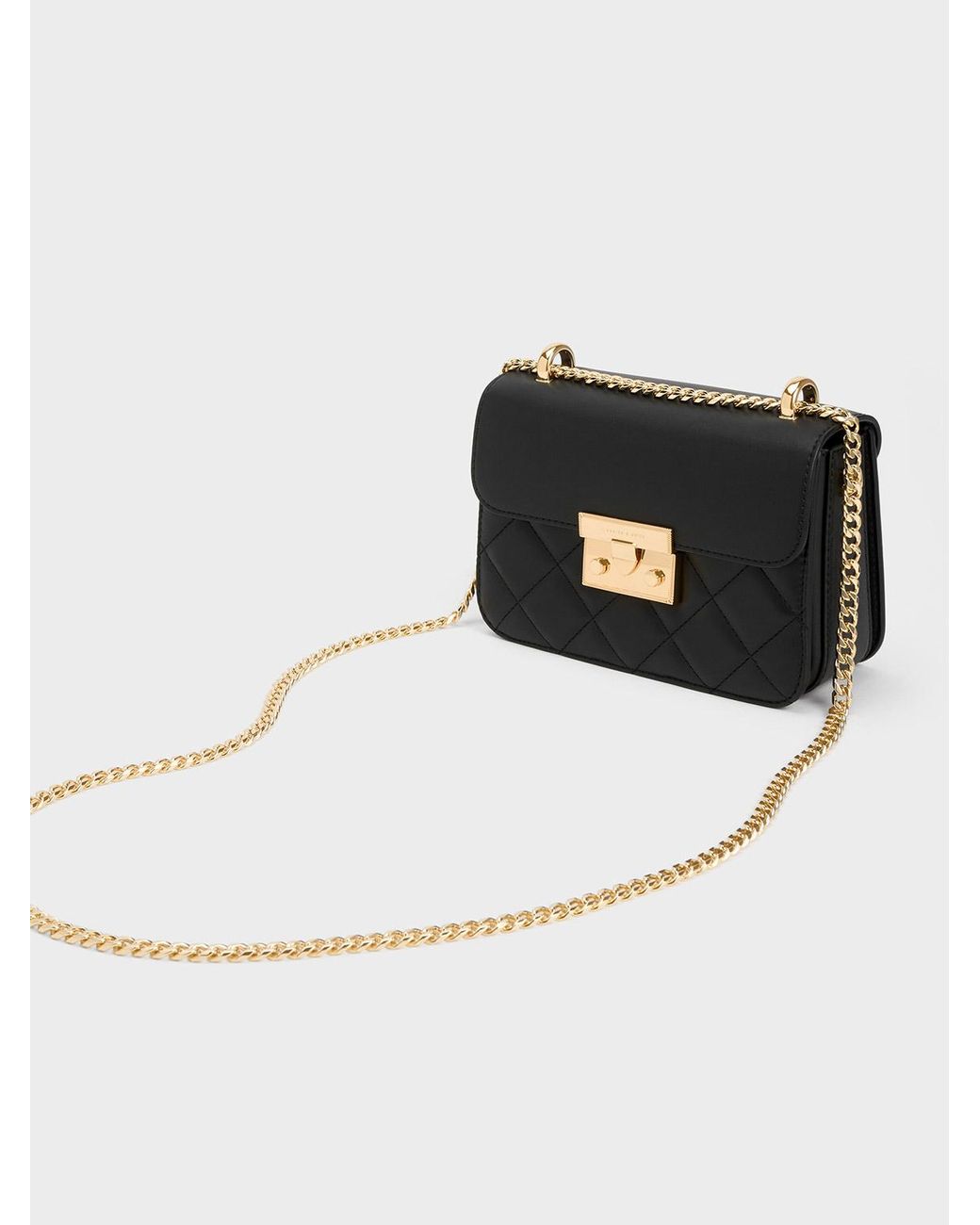 格安ショップ CHARLES&KEITH AlvaQuilted Handle Bag 【公式通販】