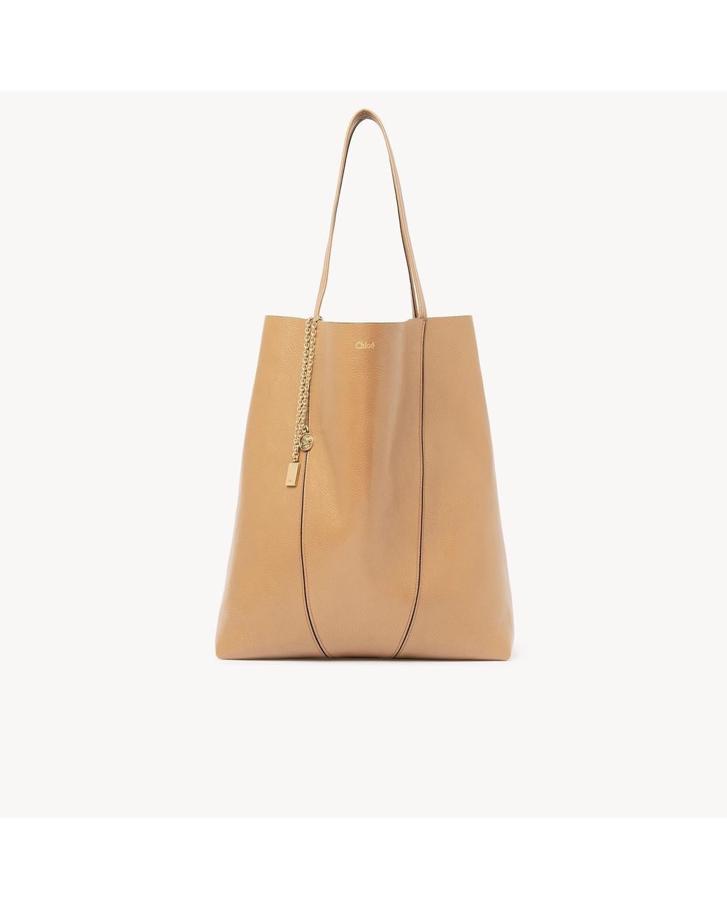 Chloé Natural Large Spin Tote Bag