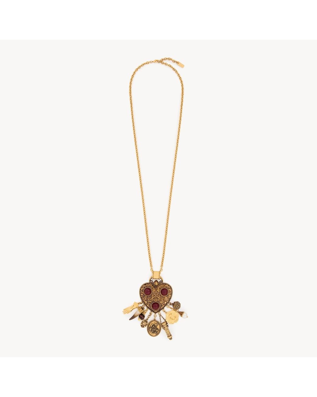 Collier Pendentif Heartfull Chloé en coloris Metallic