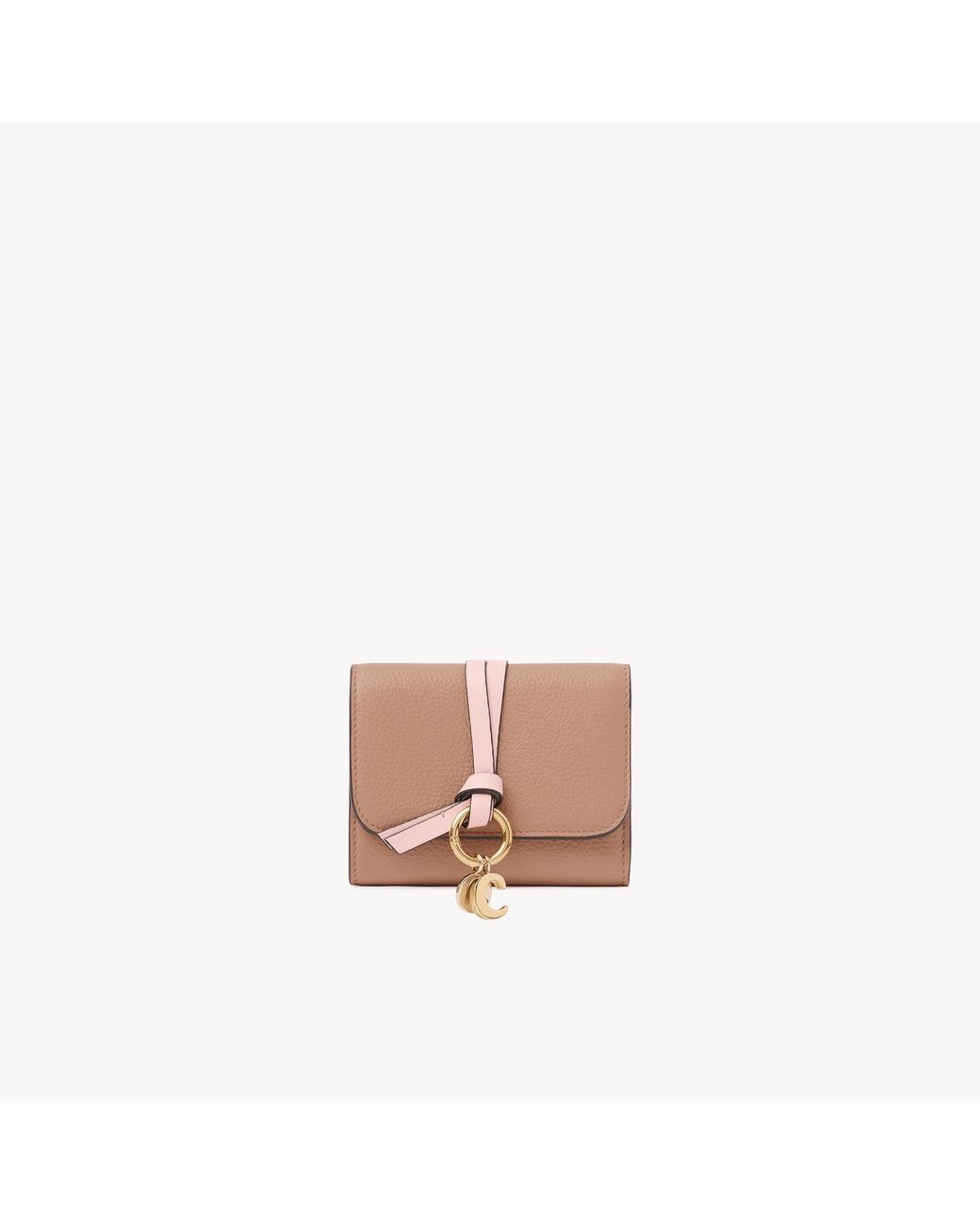 Chloé Pink Small Alphabet Tri-Fold