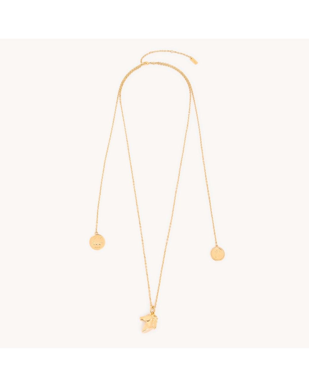 Collier Charms Chloé en coloris White