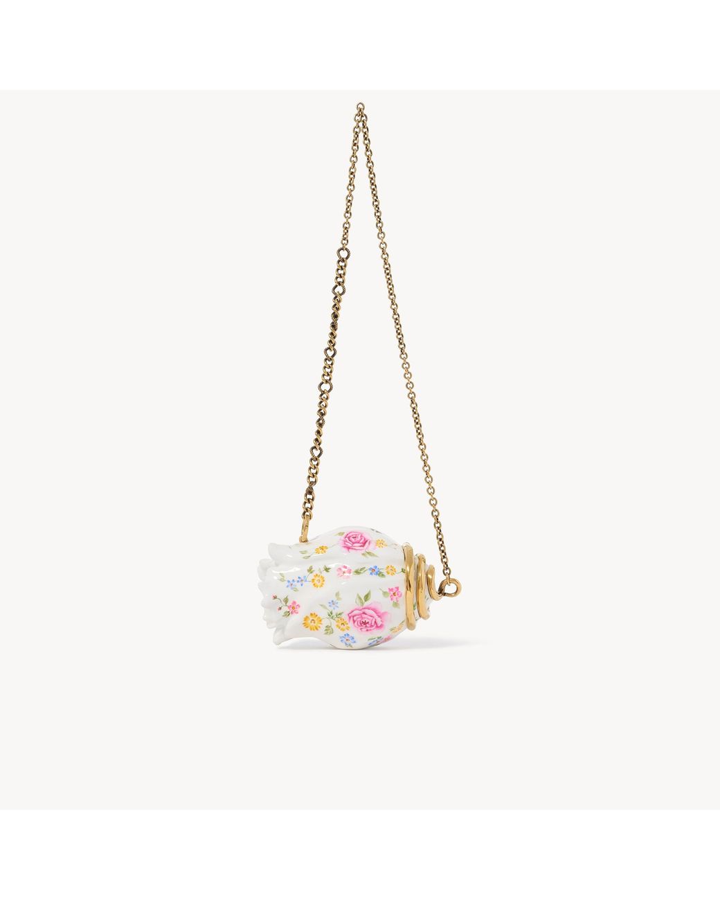Chloé Metallic Souvenir Treasures Tulip Minaudière