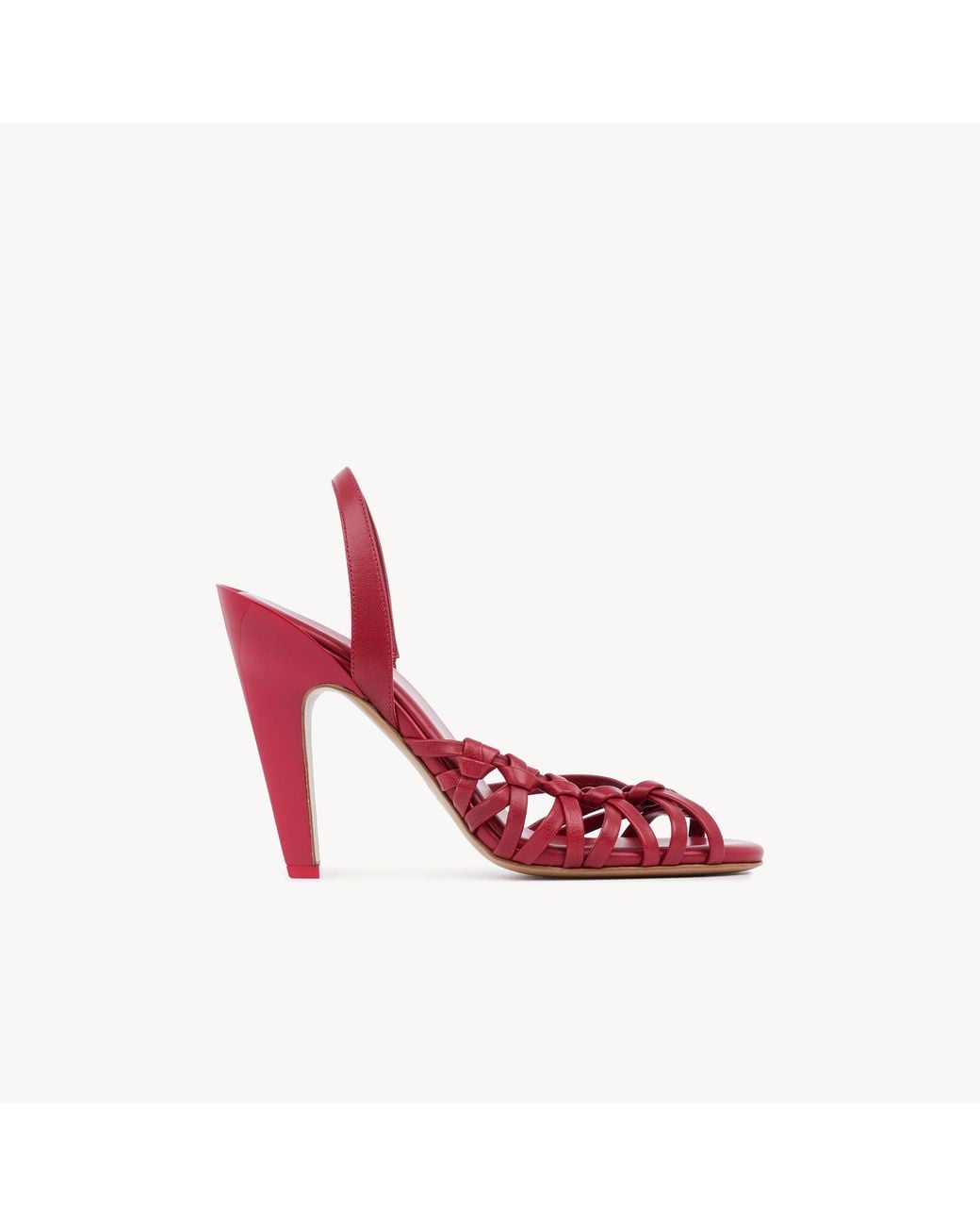 Chloé Pink Estra Heeled Sandal