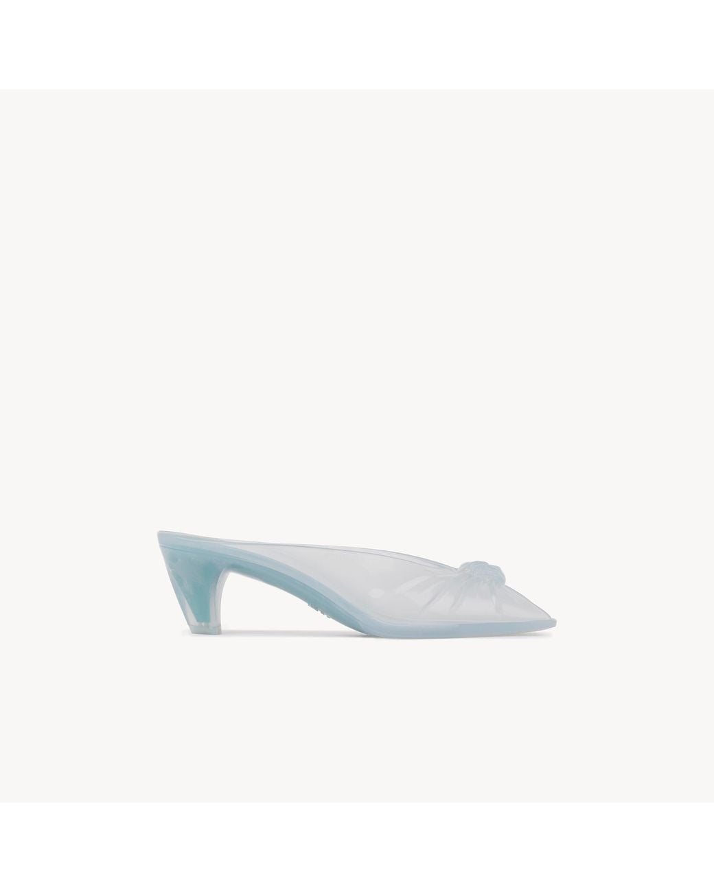 Chloé White Jelly Mule
