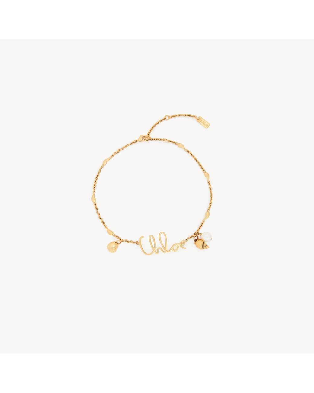 Collier Shells Chloé en coloris Metallic