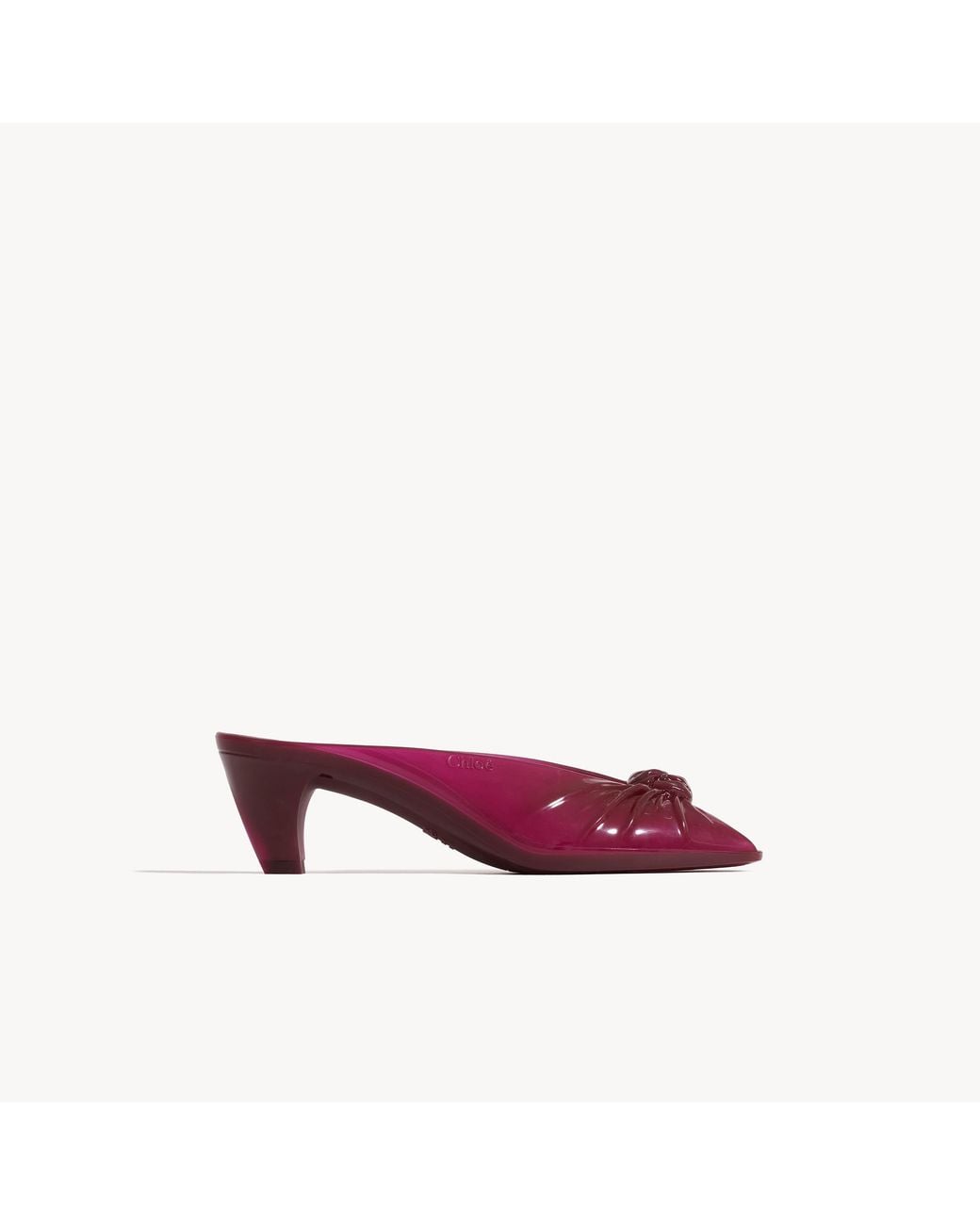Chloé Purple Jelly Mule