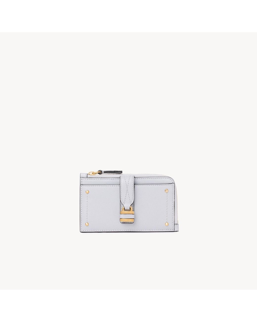 Chloé White Small Paddington Purse With Card Slots