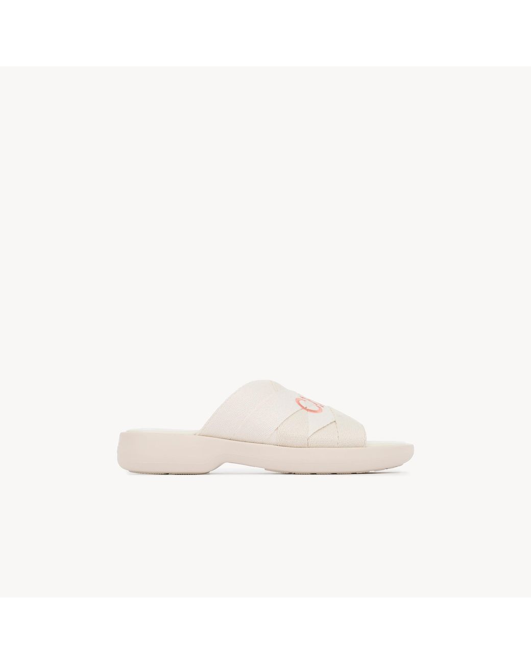 Chloé Natural Poolette Slide