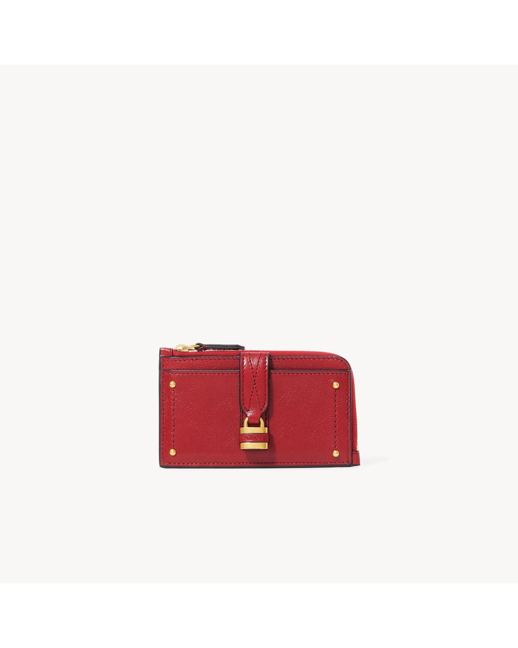 Chloé Red Small Paddington Purse With Card Slots