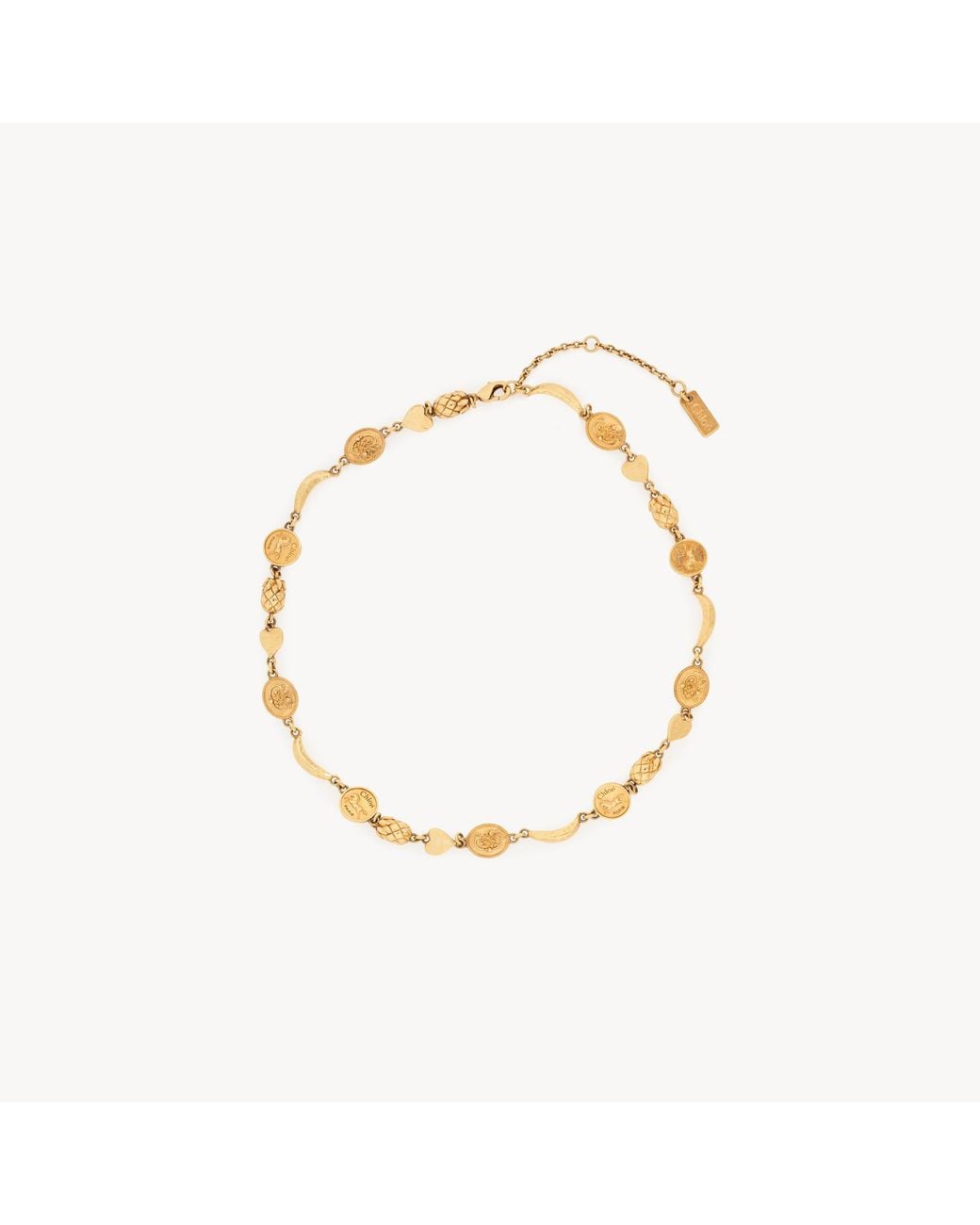 Chloé Metallic Medals Choker