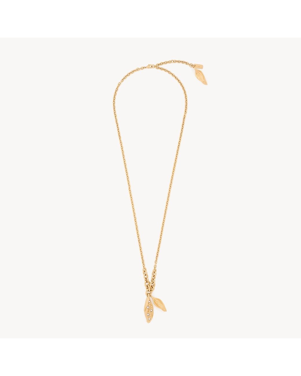 Collier Pendentif Corn Chloé en coloris Metallic