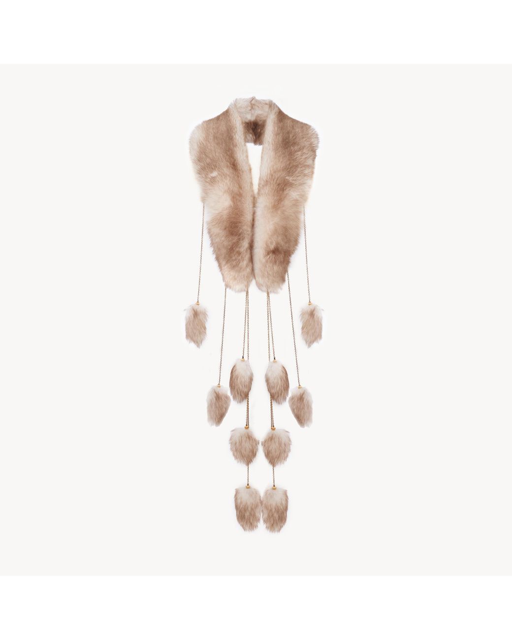 Chloé White The Treasure Tails Scarf