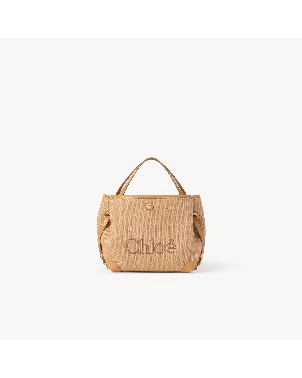 Chloé Natural Small Clover Double Carry Bag