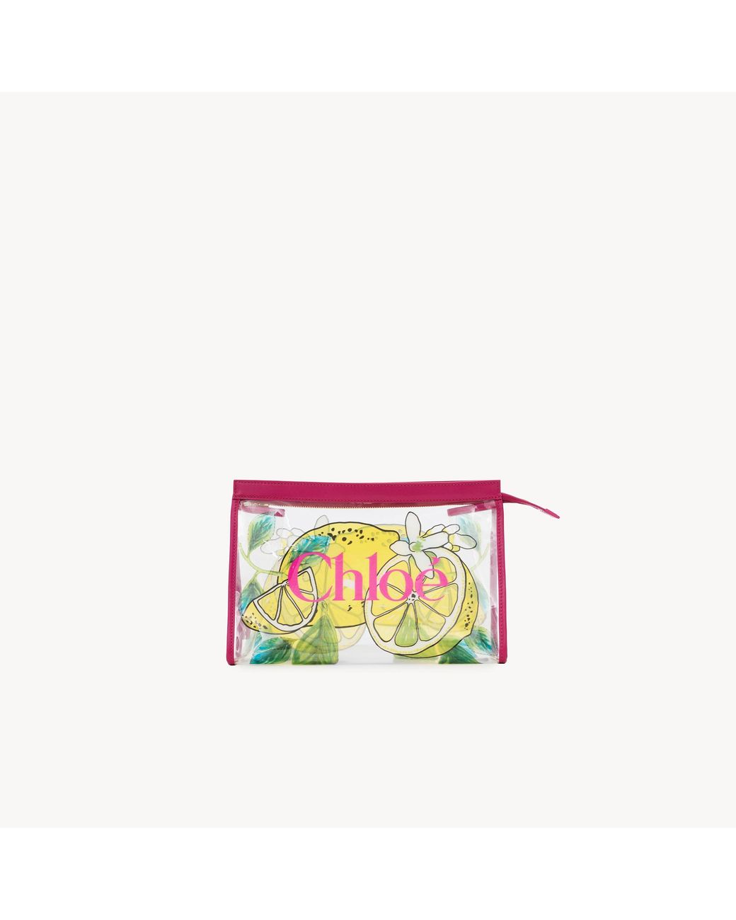 Chloé Red Soleil Zipped Pouch