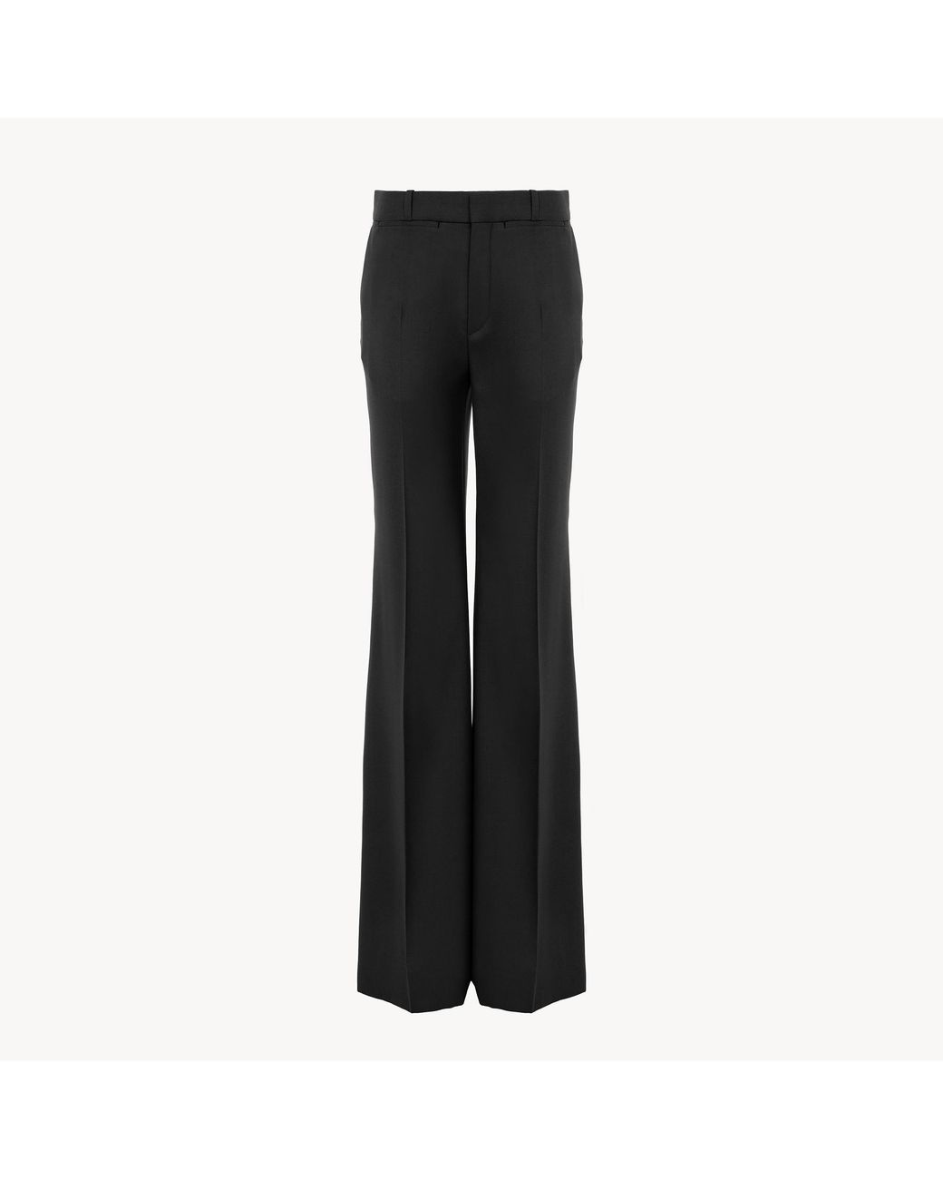 Chloé Black High-Rise Flared Trousers