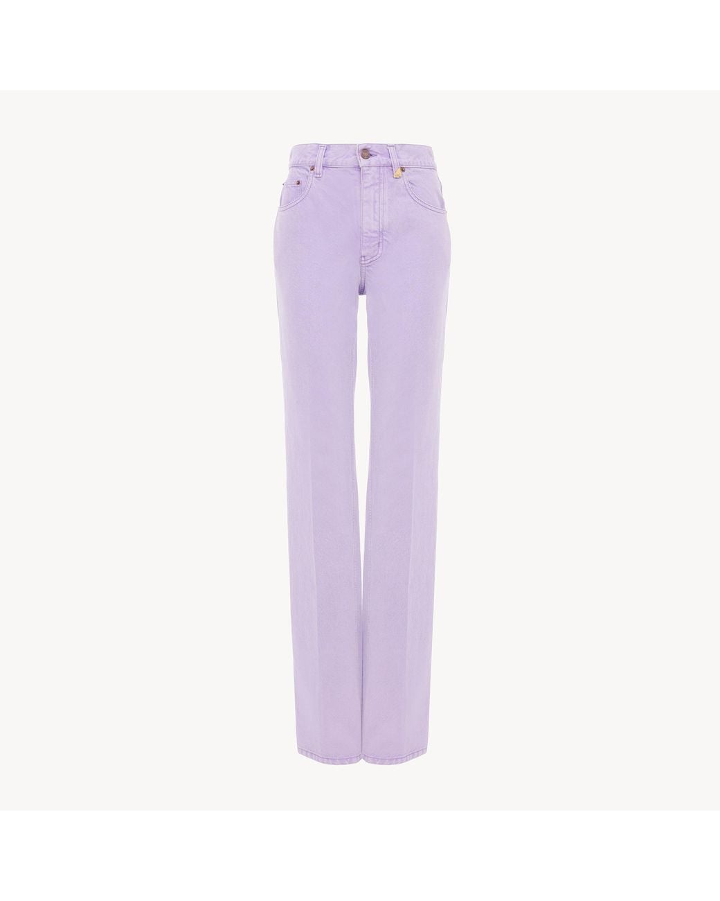 Chloé Purple Straight Denim Jeans