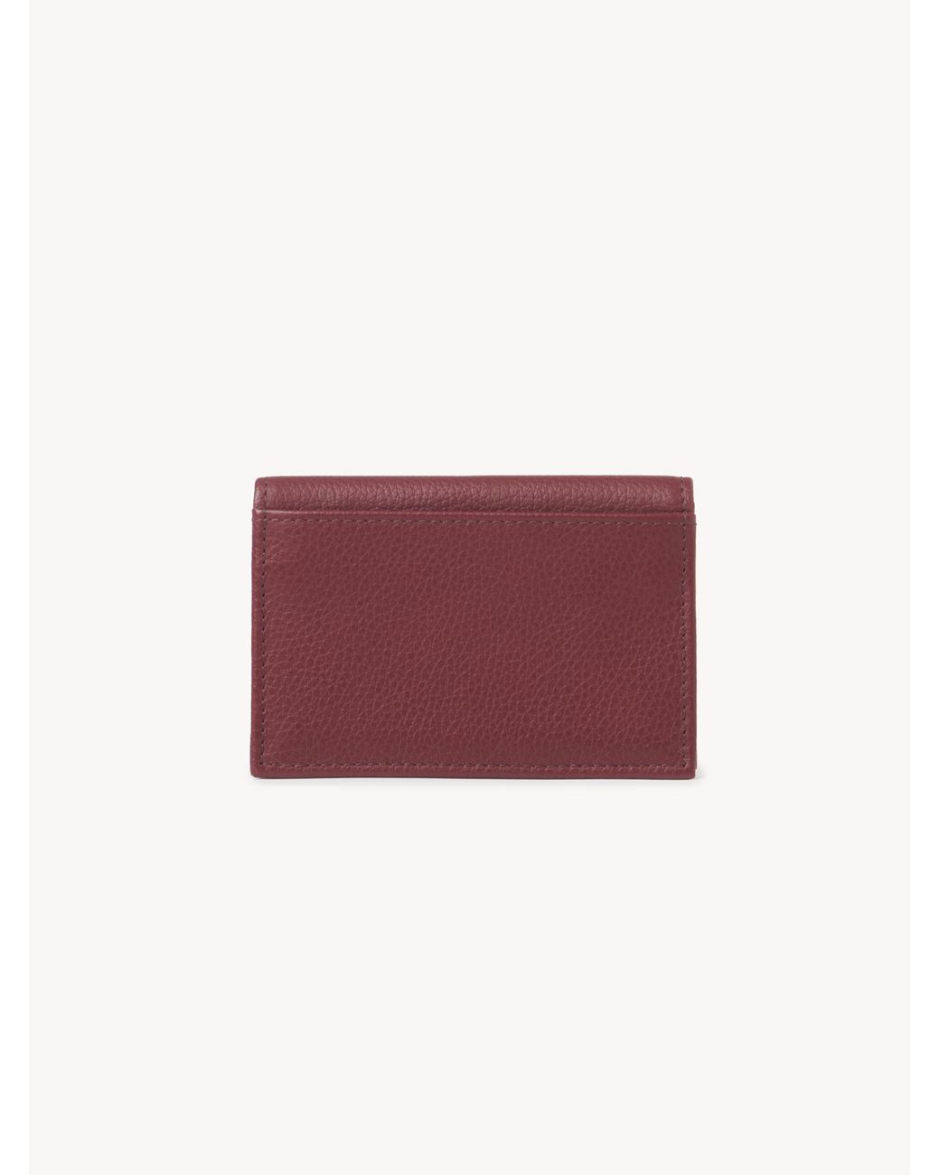 Red See By Chloé Leather Lizzie Card Holder in Purple Womens Wallets and cardholders See By Chloé Wallets and cardholders 