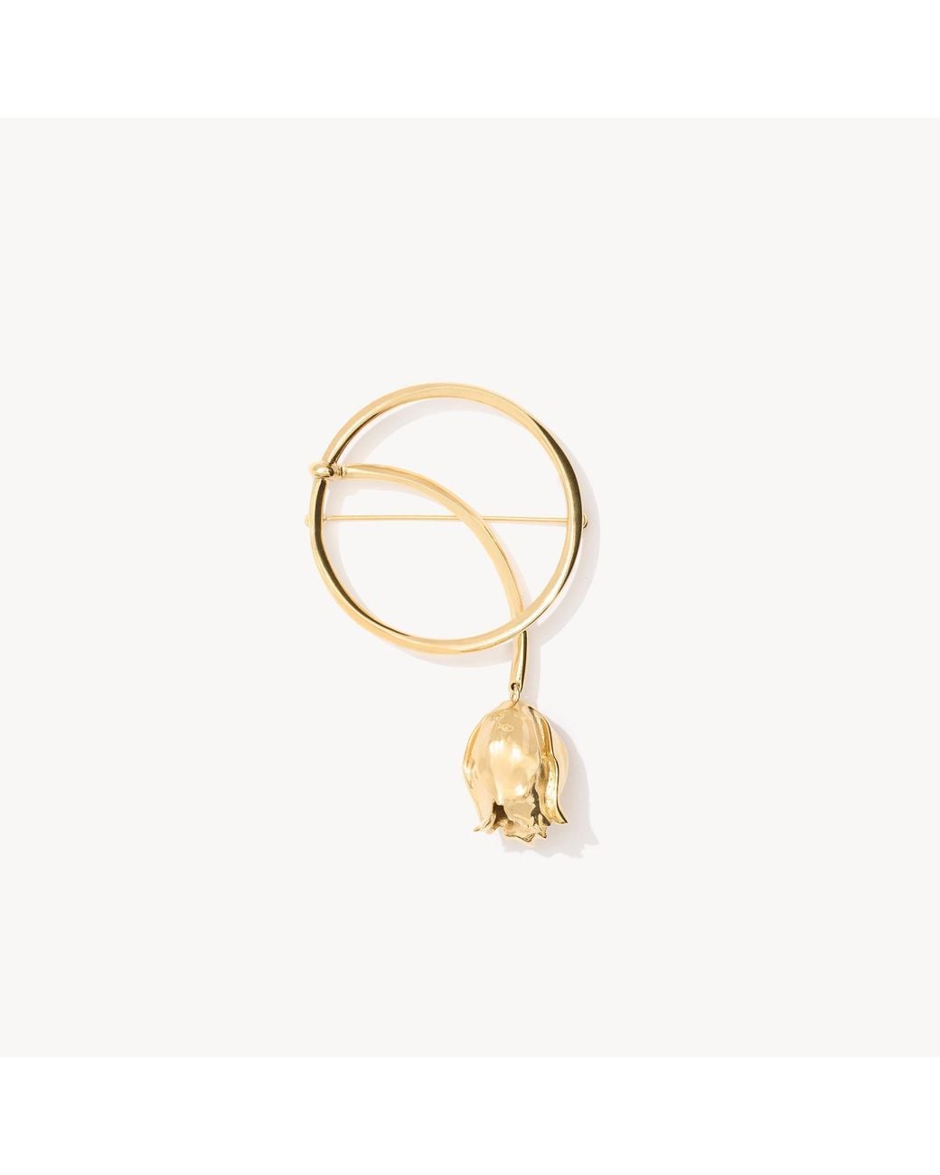 Chloé Metallic The Tulip Brooch