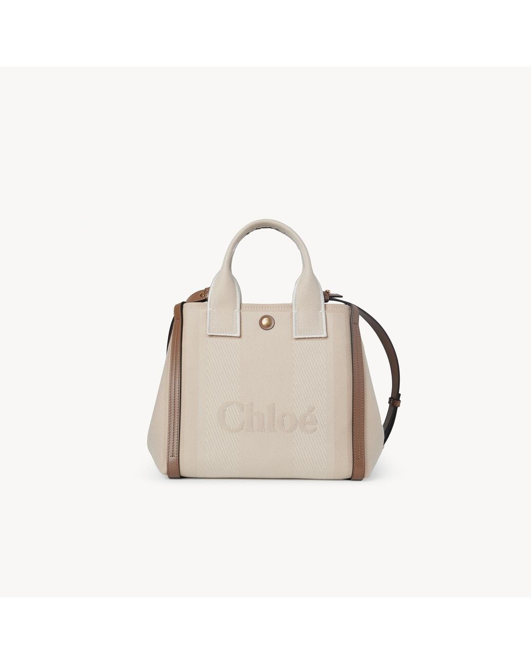 Chloé Natural Small Carry Tote Bag