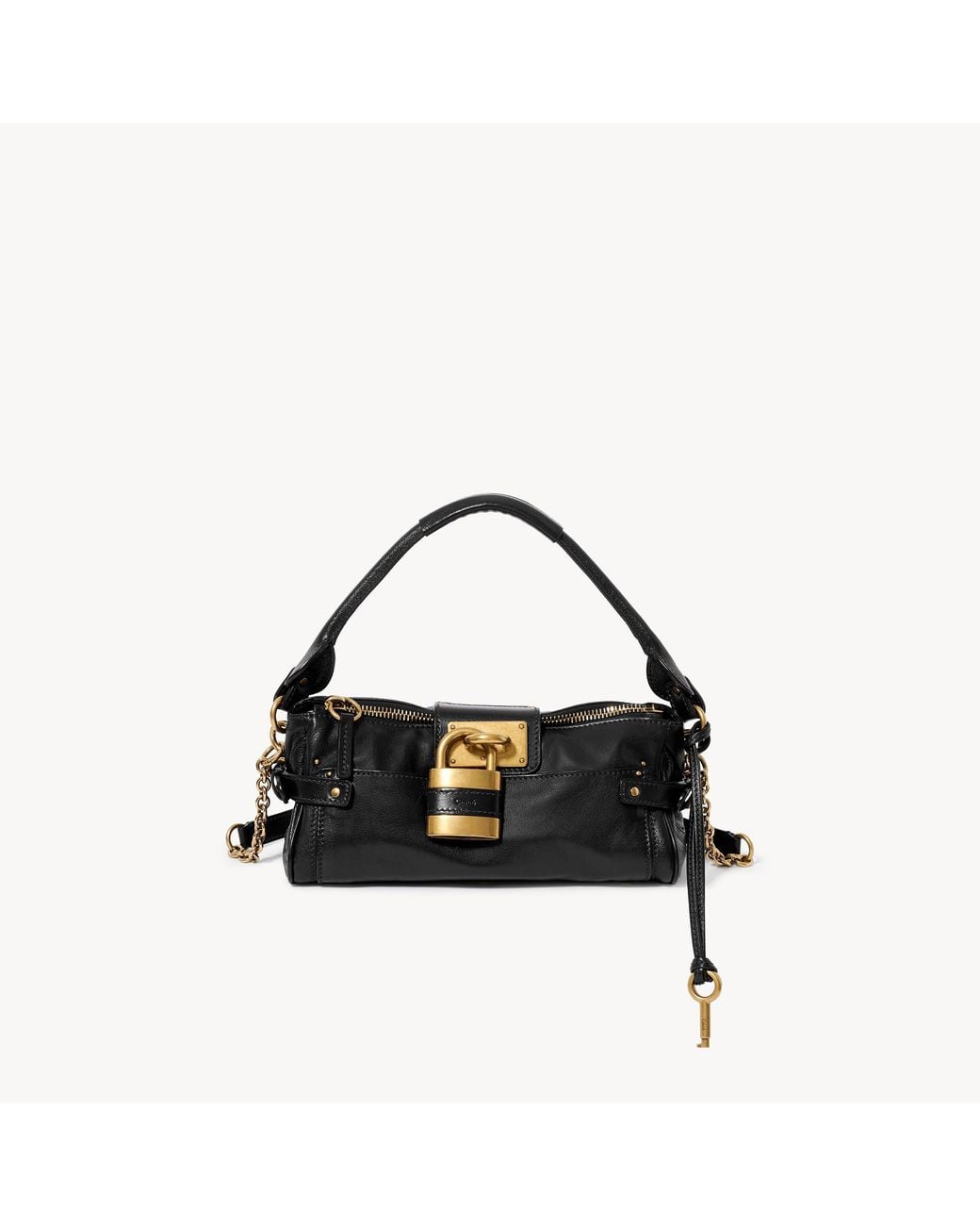 Chloé Black Small Paddington Bag With Strap